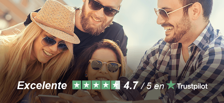 
	                        TENEMOS LA MEJOR REPUTACIÓN SEGÚN	                        Trustpilot  